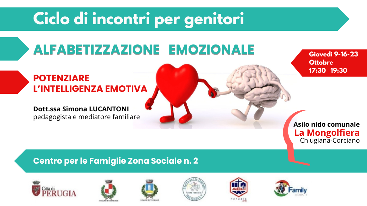 Ciclo di incontri per genitori ALFABETIZZAZIONE EMOZIONALE:  Potenziare lintelligenza emotiva