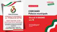 Cerimonia di conferimento del titolo di Citt� di Corciano