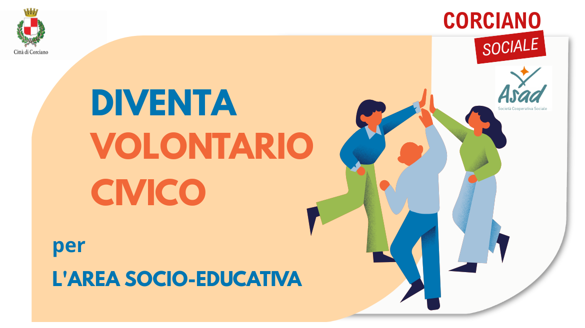 Entra a far parte dell\' ALBO DEI VOLONTARI per l\'area Socio-Educativa