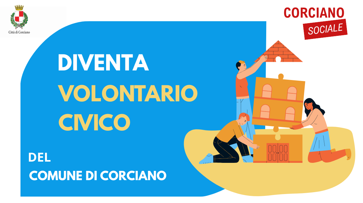 Diventa volontario civico del Comune di Corciano