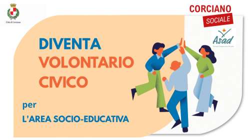 Entra a far parte dell\' ALBO DEI VOLONTARI per l\'area Socio-Educativa