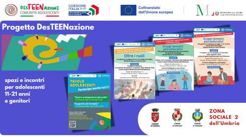 Progetto DesTEENazione   - Spazi e incontri per adolescenti 11-21 anni e genitori