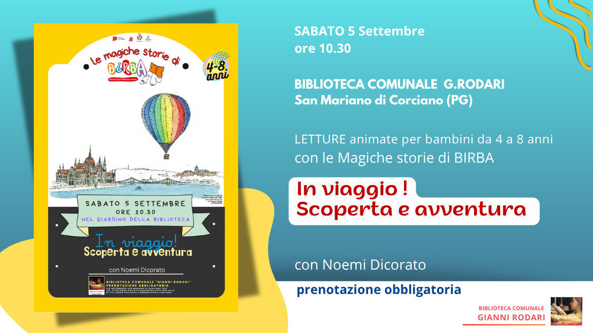 Letture animate con le Magiche storie di BIRBA chi legge APS